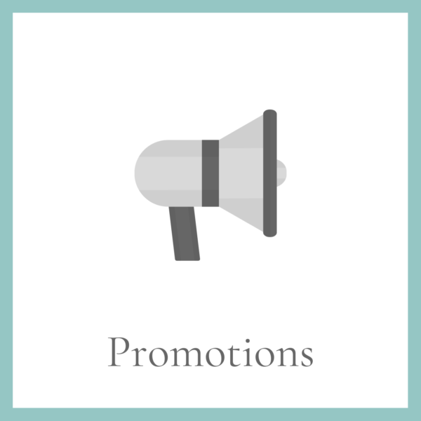 Shari White's promotion examples